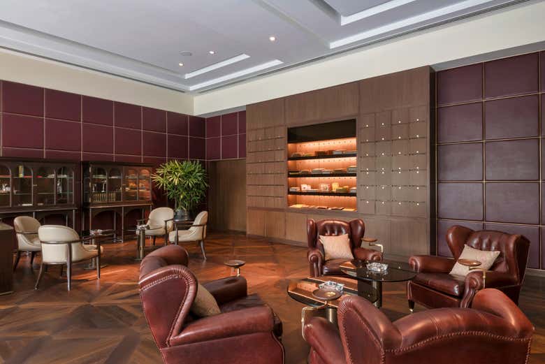 Lounge de l'hôtel à Delhi