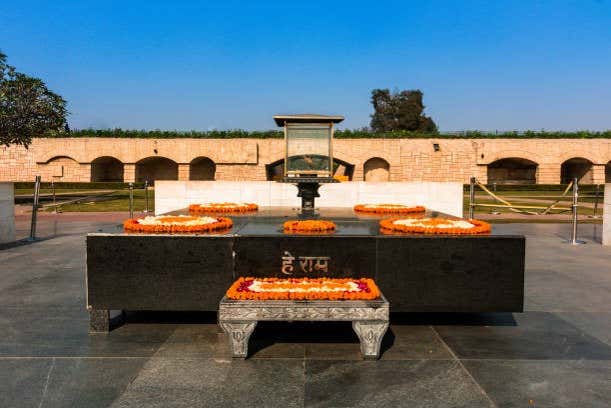 Raj Ghat, memorial a Mahatma Gandhi