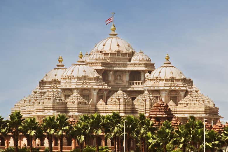 Vista del templo Akshardham