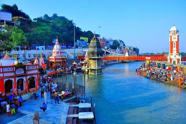 Río Ganges en Haridwar