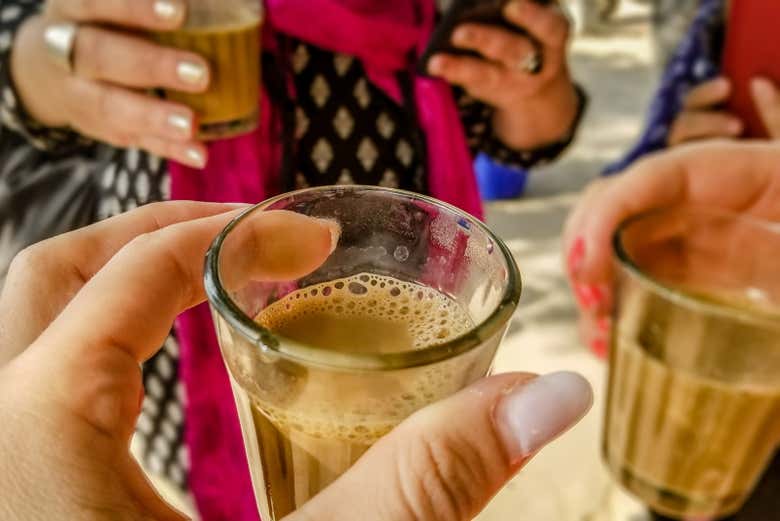 Finish your tour with a cup of masala chai