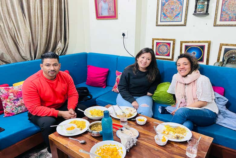 Cena con la familia