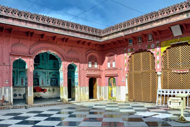 Coloridos contrastes de Jaipur