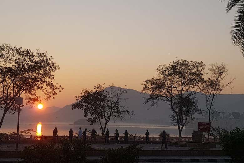 Puesta de sol en Jaipur