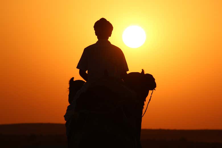 Sunset in the Thar Desert