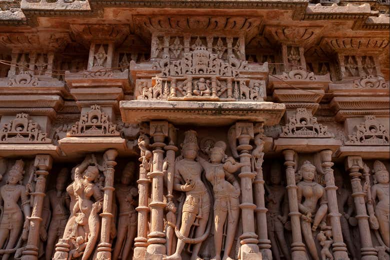 Detalhes do templo Sachiya Mata