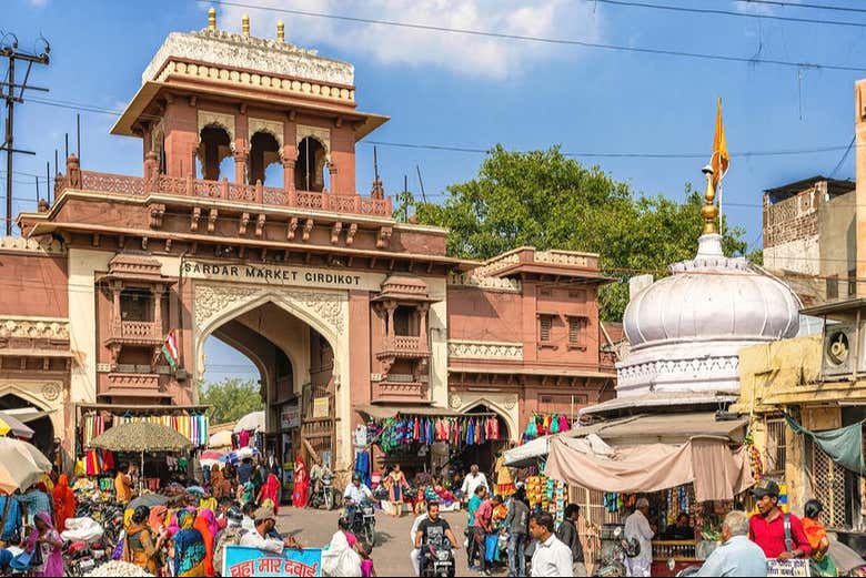 El bullicioso mercado de Jodhpur