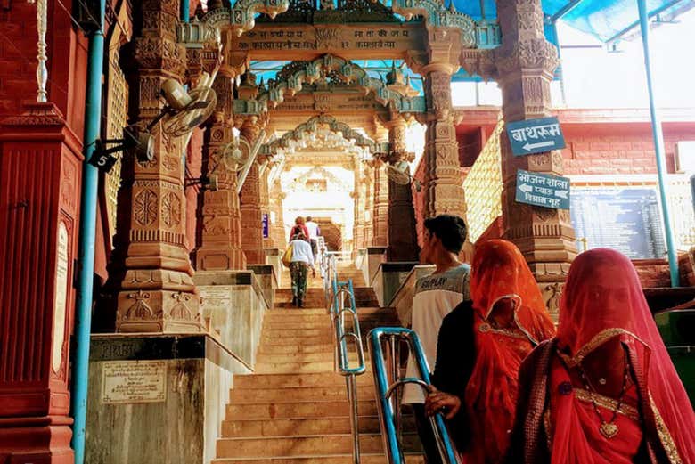 Visite de l'intérieur des temples