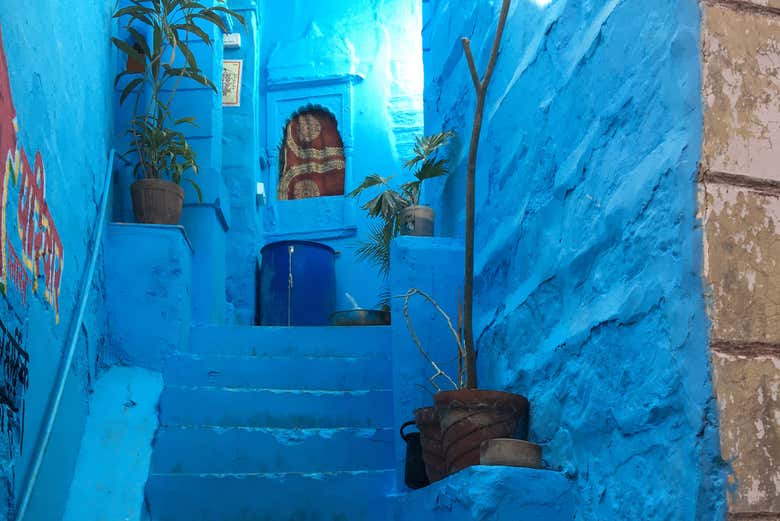 Calles azules en Jodhpur