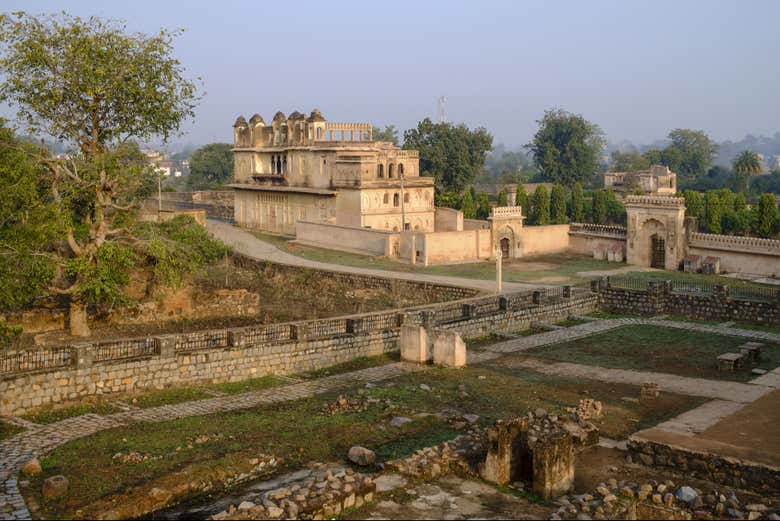 Vista sul forte di Orchha
