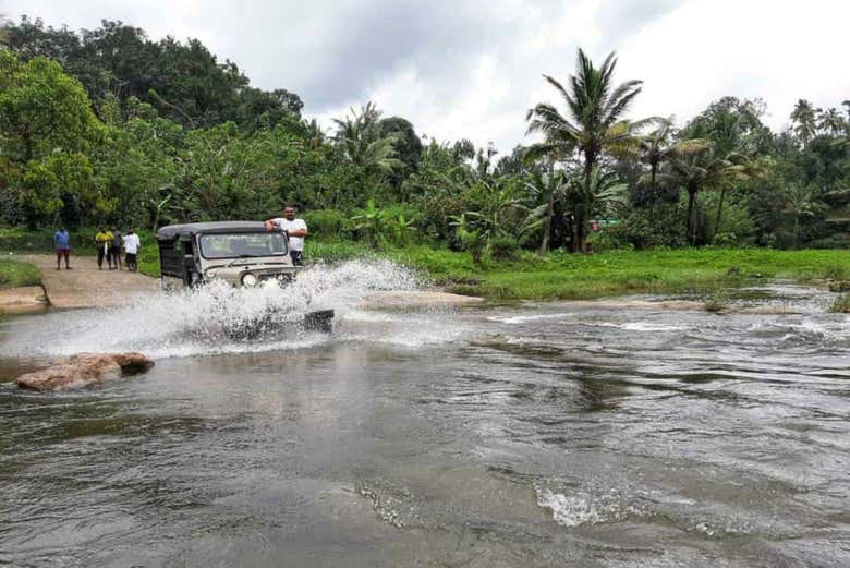 Safari en 4x4 dans la rivière
