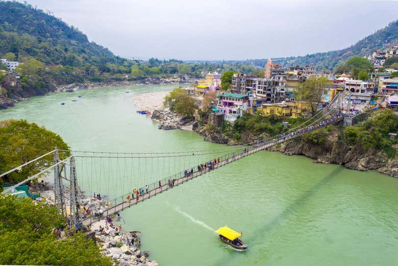 El puente colgante Lakshman Jhula
