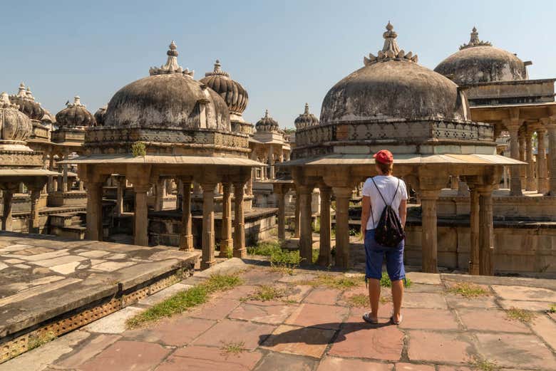 Cenotafios de Ahar, en Udaipur