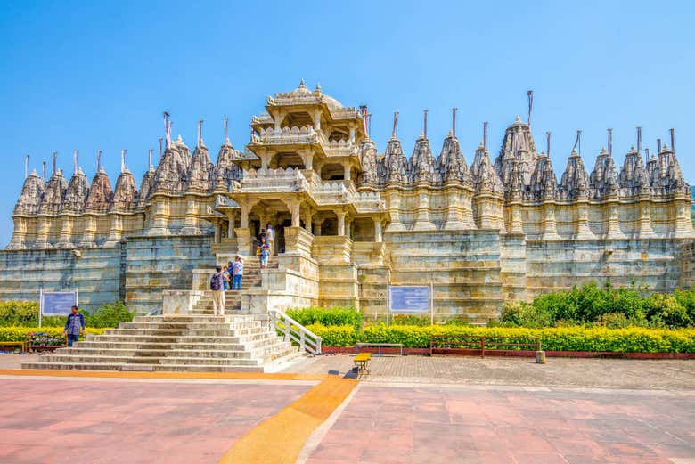 L'entrée du temple de Ranakpur