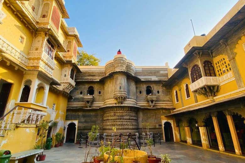 Interior de Bagore Ki Haveli