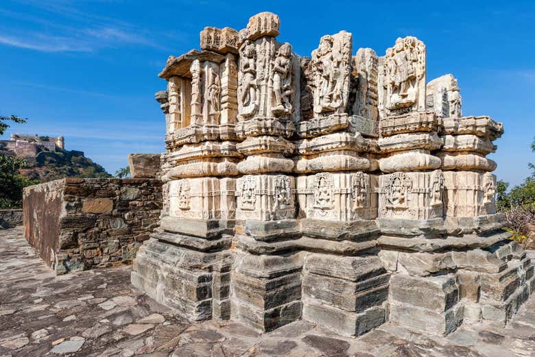 Les ruines des sanctuaires de Kumbhalgarh