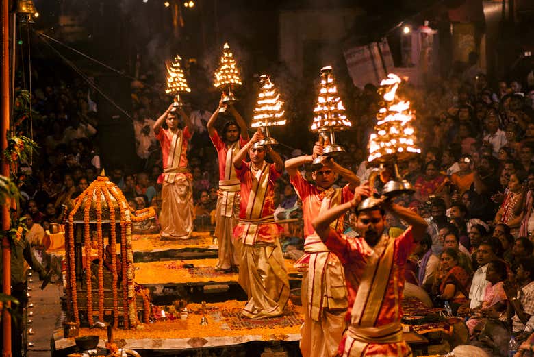 Ganga Aarti & Sunrise Boat Trip, Varanasi