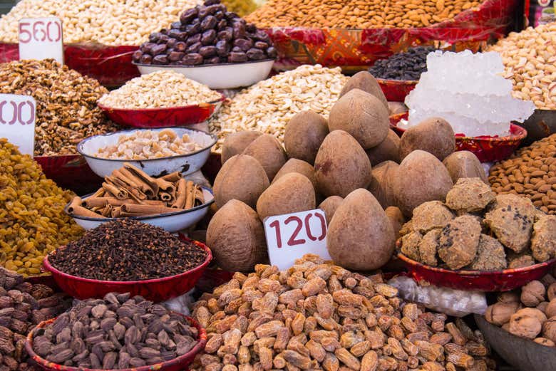 Varanasi spice market