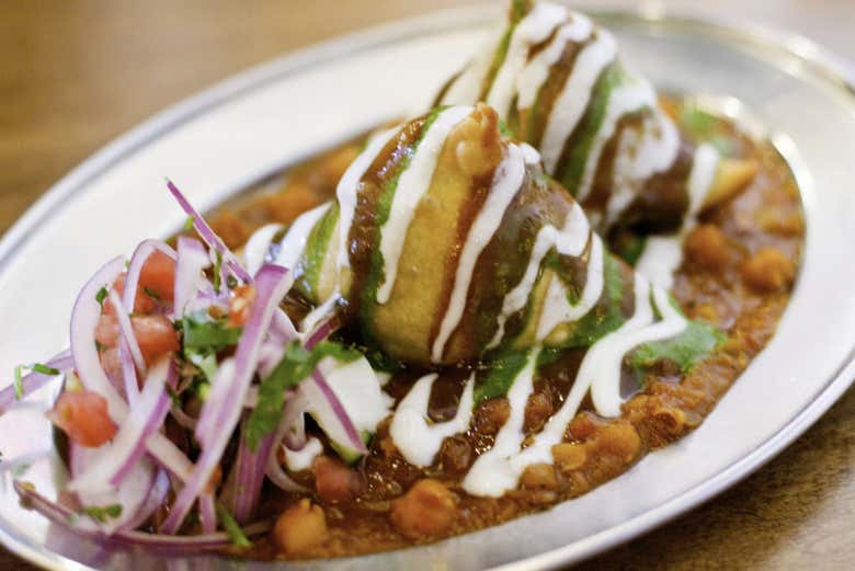 Cena indiana a Varanasi