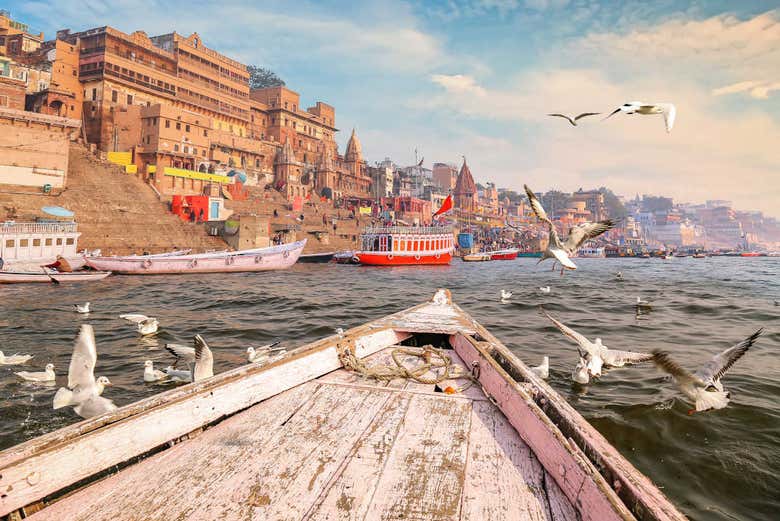 Varanasi from the river