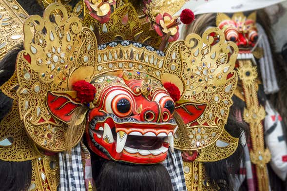 Espectáculo de danza Barong en Batubulan