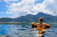 Entrada a los baños termales de Batur