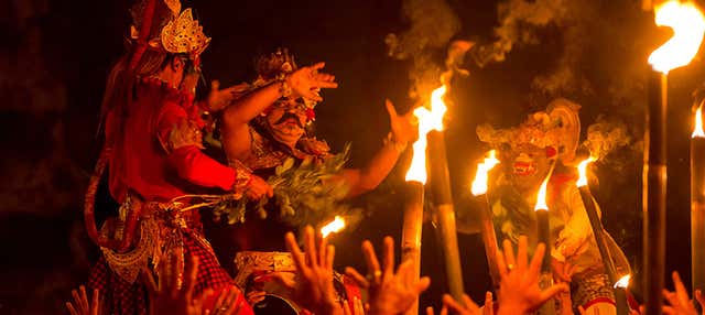 Espetáculo de dança kecak em Ubud