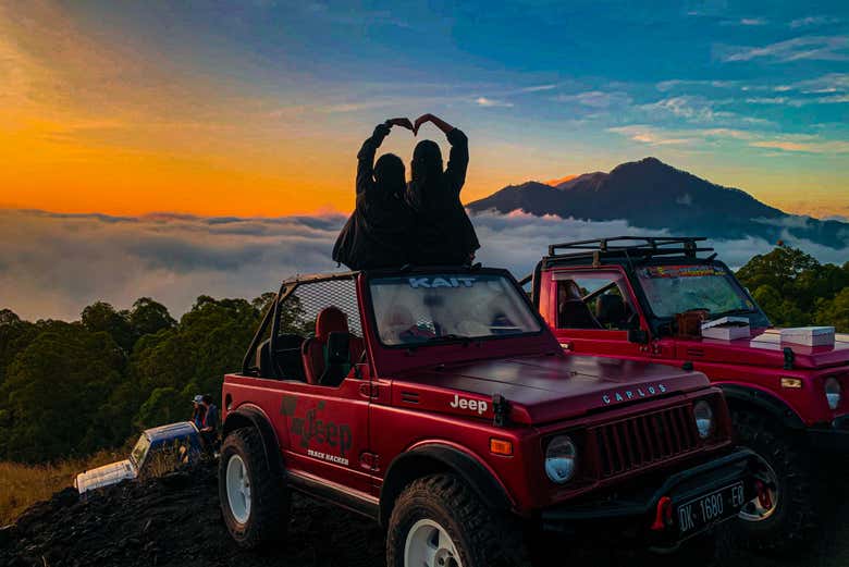 You'll see an enchanting sunset