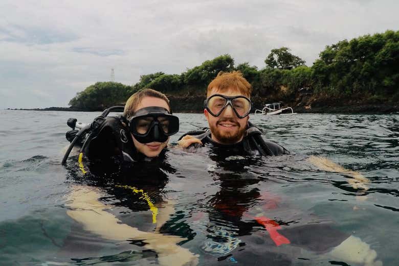 Scuba diving in Bali