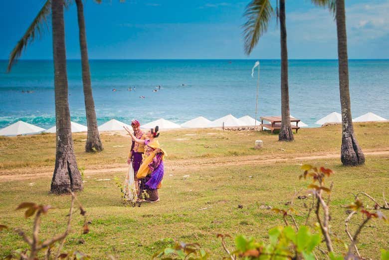 La tranquillité de la plage