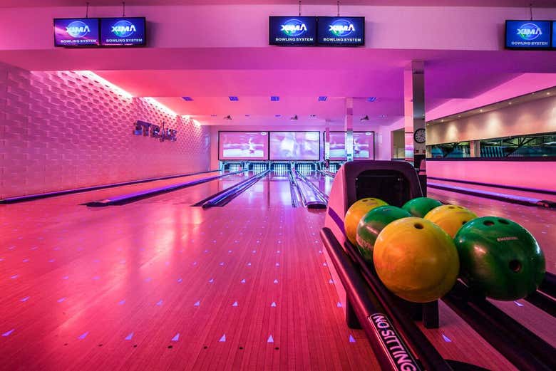 The bowling alley