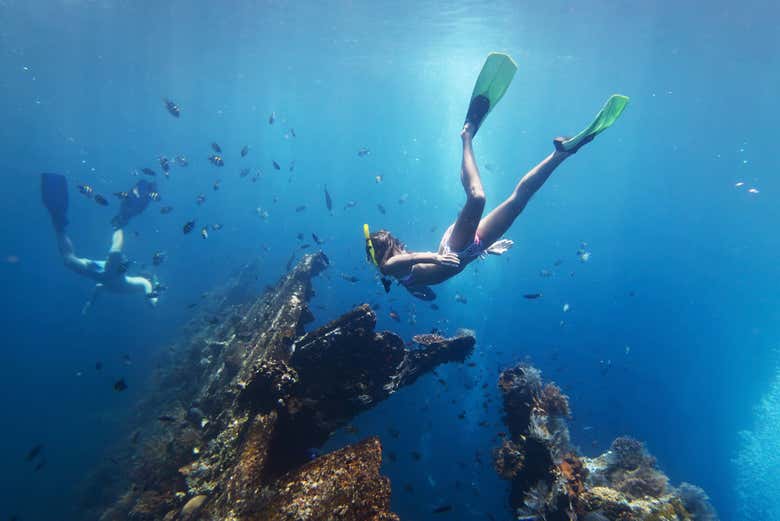 Snorkelling in Tulamben