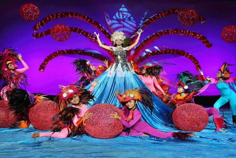 Traditional Balinese dance show