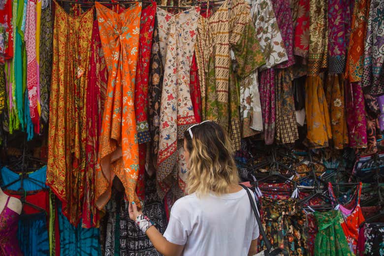 Passeando pelo mercado de Ubud