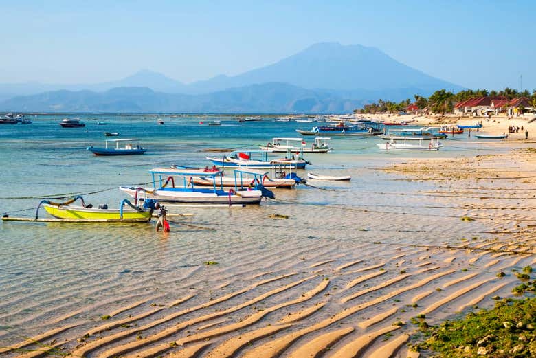 Peaceful island beaches