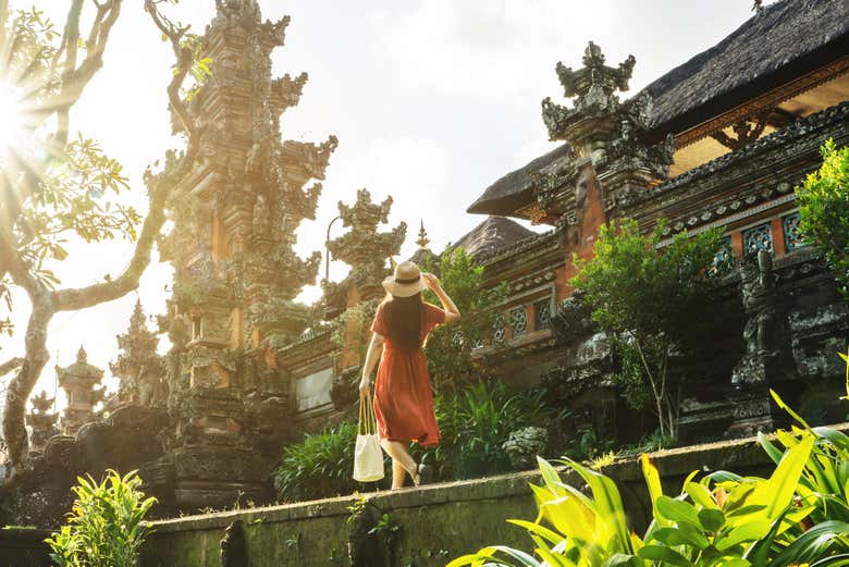 Panorâmica do Pura Taman Saraswati
