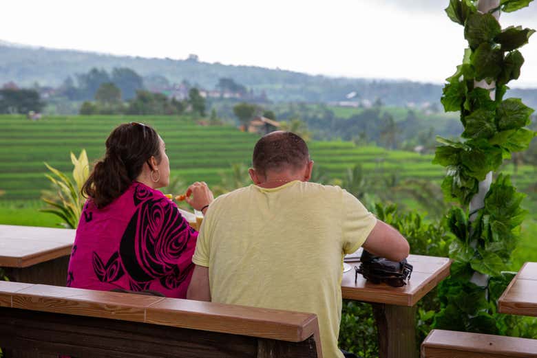 Pranzo con vista sulle risaie