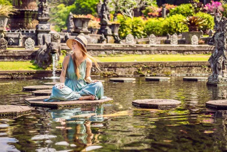 Dans les jardins de Tirta Gangga