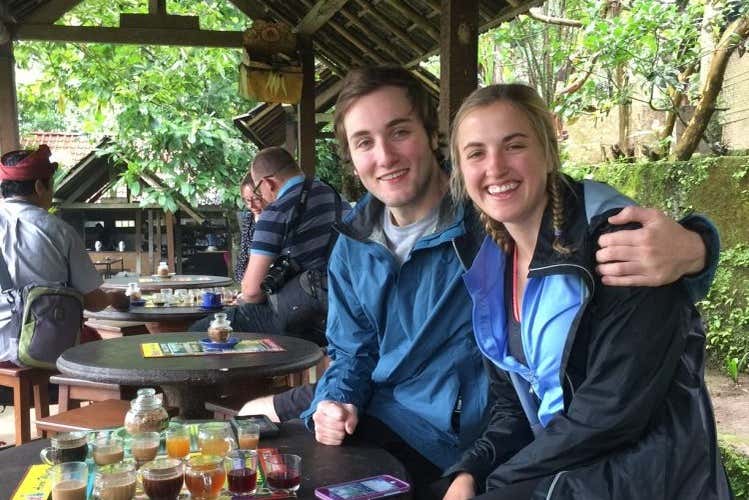 Visiting a coffee plantation