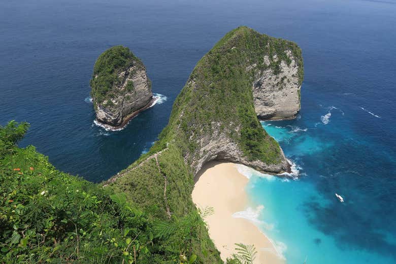 Vista aérea de Nusa Penida