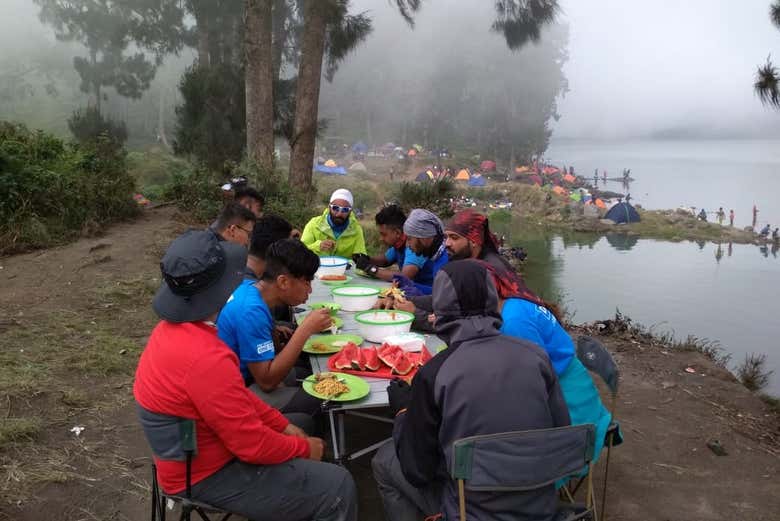 Un déjeuner bien mérité