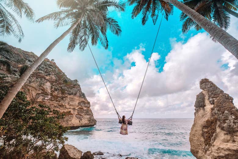 Disfrutando en Nusa Penida