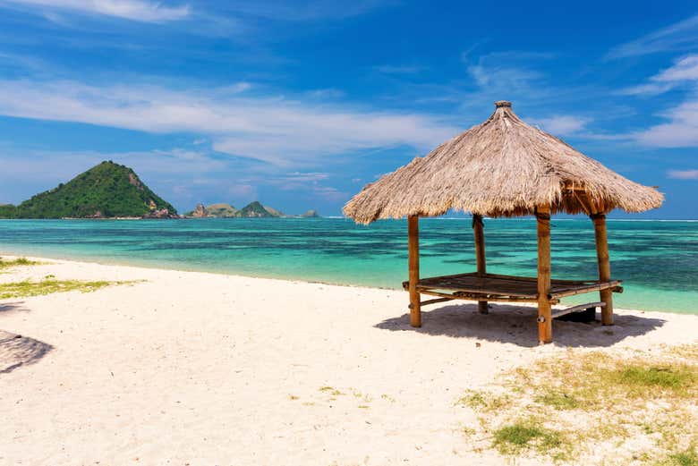 La plage Kuta Lombok