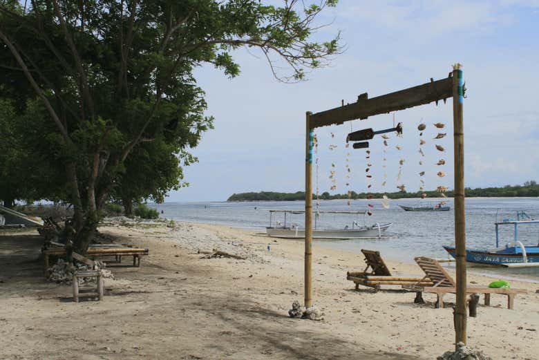 Une plage de Gili Gede