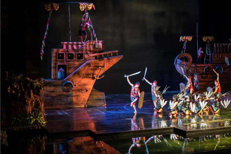 Le acrobazie del Devdan Show