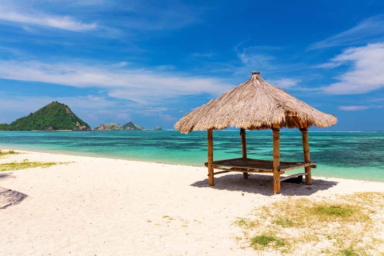 Cabaña balinesa en Lombok