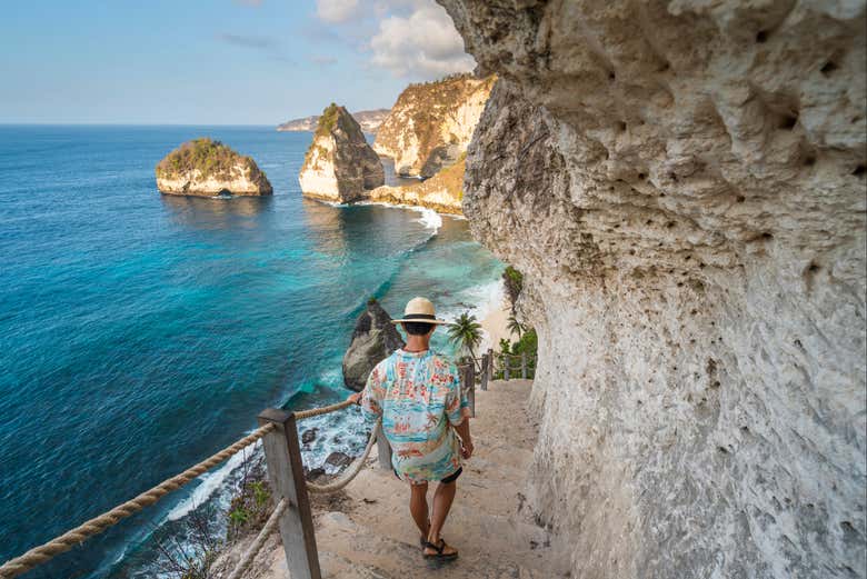Recorriendo la costa de Nusa Penida