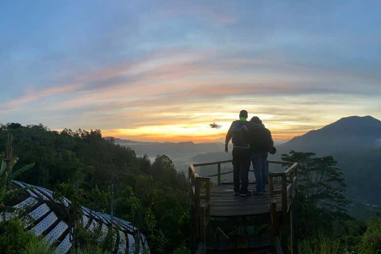 Disfrutando de las vistas