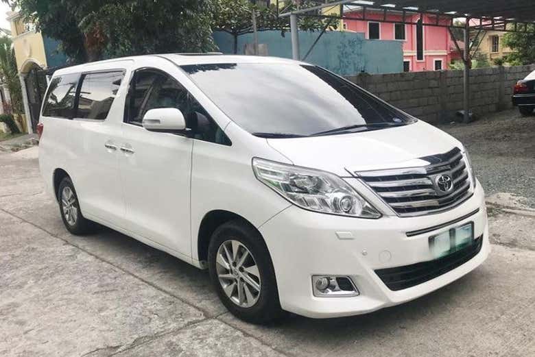 Vehículo del servicio de alquiler
