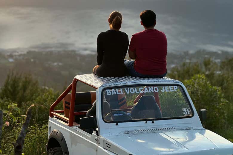Admire the sunrise from Mount Batur